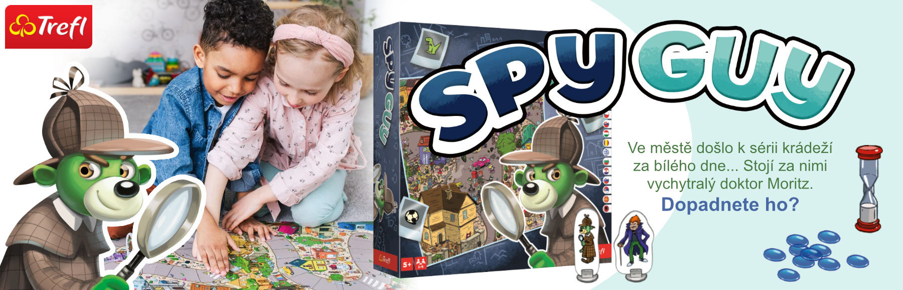 Trefl zábavná hra Spy Guy