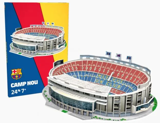 NANOSTAD 3D puzzle Stadion Camp Nou - FC Barcelona MINI 24 dílků