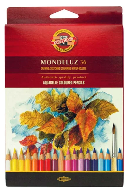 KOH-I-NOOR Akvarelové pastelky Mondeluz 3719 - 36 ks