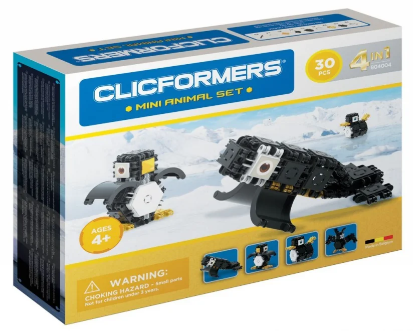 Clicformers Mini: Zvířata 30 dílků
