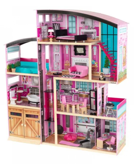 KIDKRAFT 2.jakost: Domeček pro panenky Shimmer Mansion s vybavením