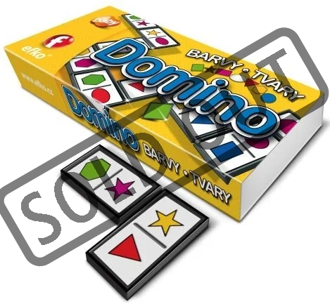 Dětská hra Domino Barvy a tvary, EFKO