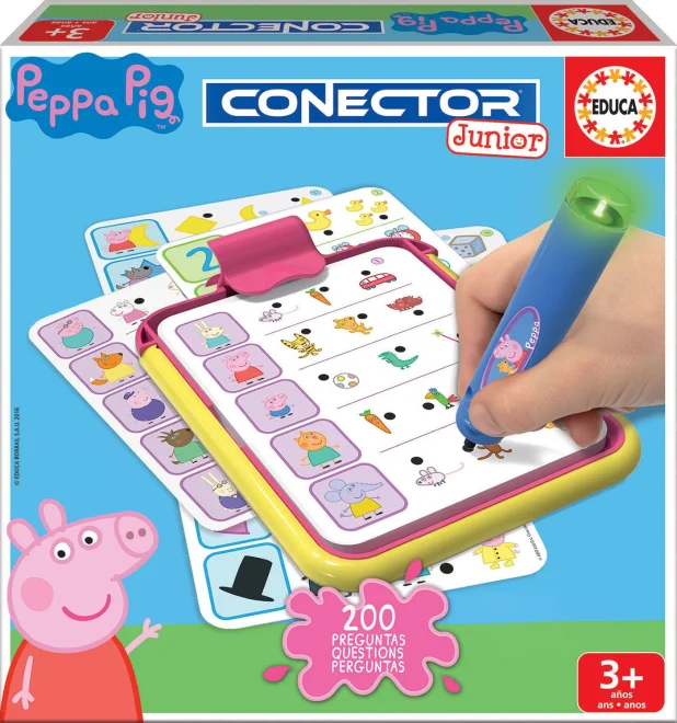 EDUCA Interaktivní hra pro děti - Conector junior Prasátko Peppa