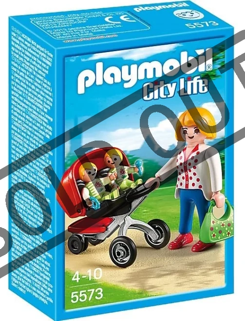 PLAYMOBIL® City Life 5573 Kočárek pro dvojčata