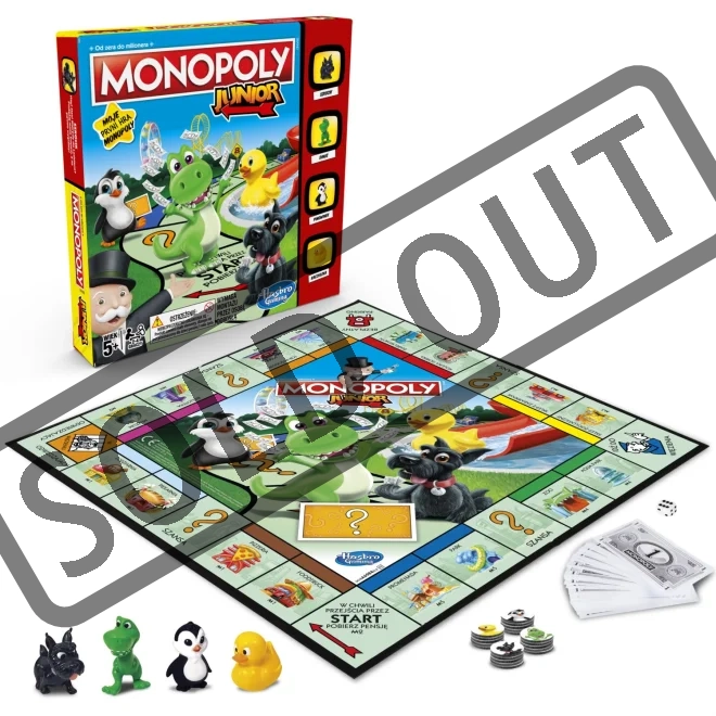 HASBRO poškozený obal: Monopoly Junior