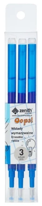 ASTRA Náhradní náplně Zenith Oops! 0,6 mm - modré (3ks)