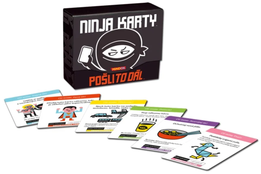 Společenská hra Ninja karty, MINDOK