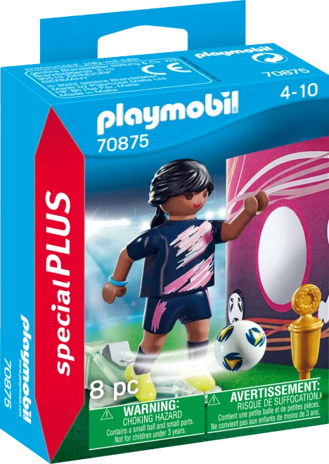 PLAYMOBIL® Special Plus 70875 Fotbalistka s brankou