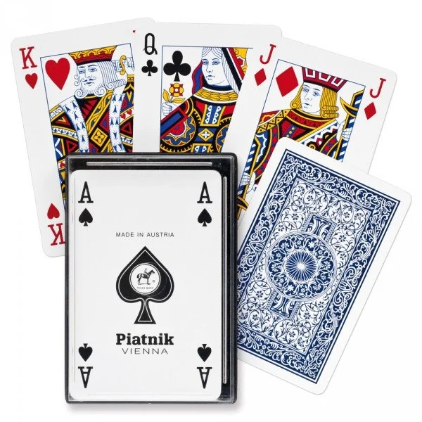 PIATNIK Poker/Bridž - Plastové karty v krabičce