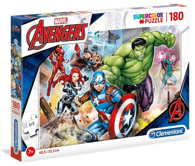 CLEMENTONI Puzzle Avengers: Hrdinové 180 dílků