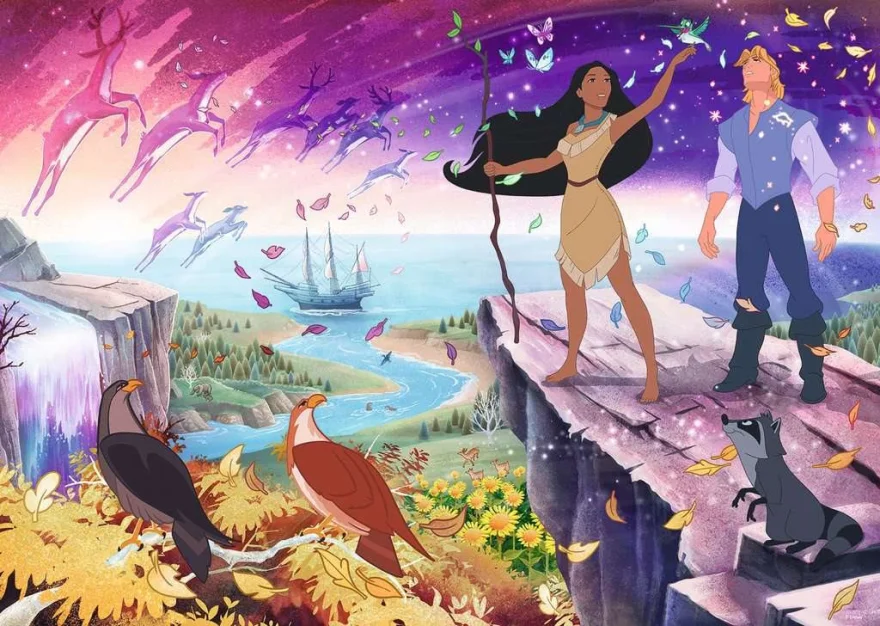 RAVENSBURGER Puzzle Disney: Pocahontas 1000 dílků
