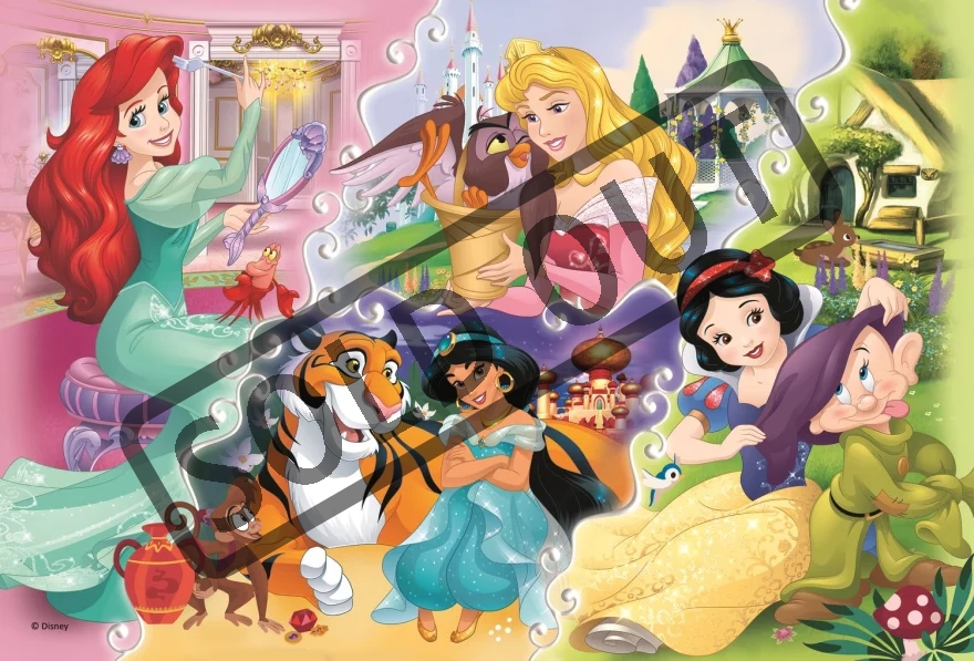 TREFL Puzzle Disney princezny 160 dílků