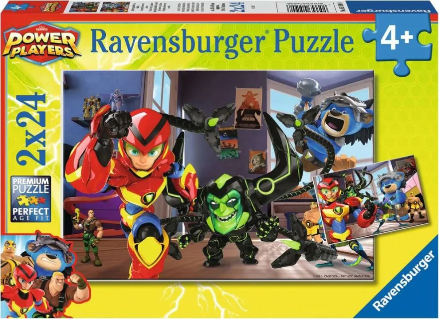 RAVENSBURGER Puzzle Power Players 2x24 dílků