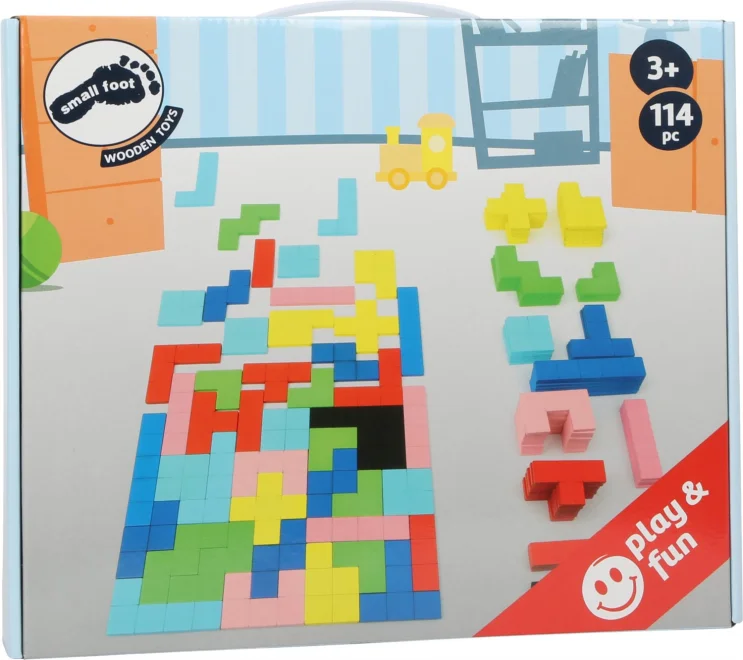 SMALL FOOT Tetris - dřevěné puzzle