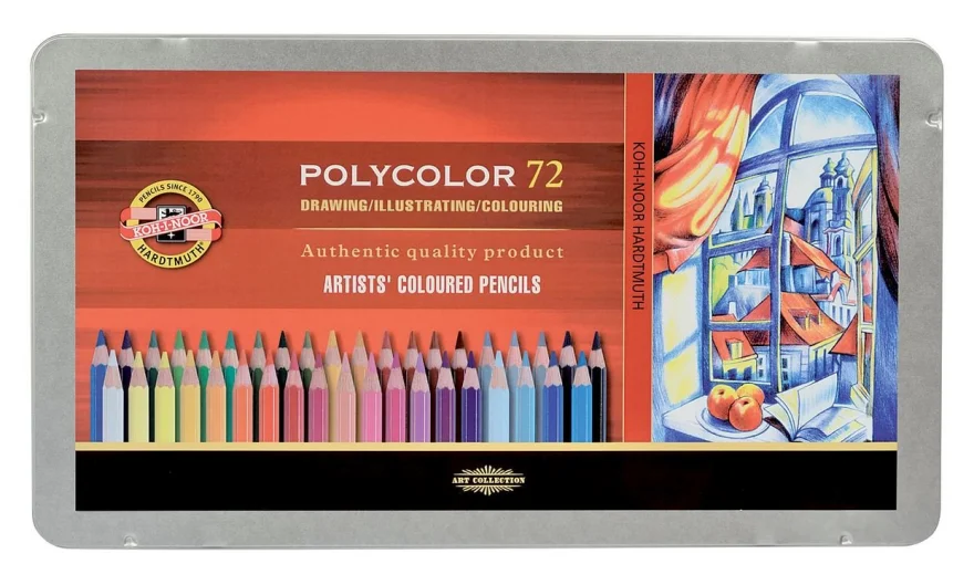 KOH-I-NOOR Umělecké pastelky Polycolor 3827 - 72 ks