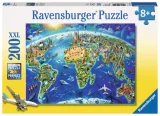 puzzle-mapa-sveta-s-pamatkami-xxl-200-dilku-46486.jpg