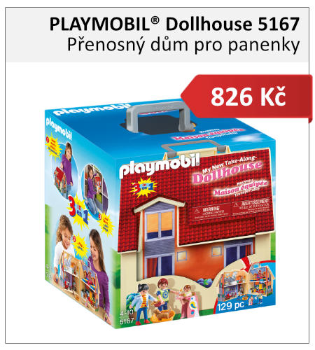 PLAYMOBIL® Dollhouse 5167 Přenosný dům pro panenky