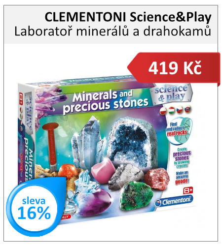 CLEMENTONI Science&Play: Laboratoř minerálů a drahokamů