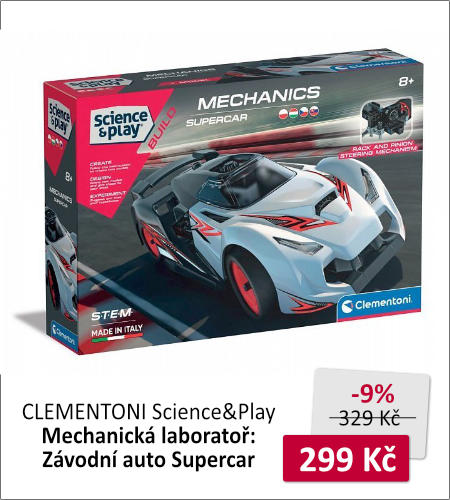 Science&Play Mechanická laboratoř: Závodní auto Supercar