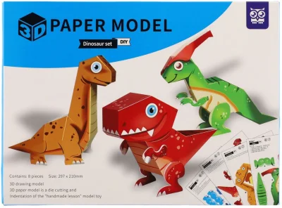 3D modely Dinosauři sada 8ks