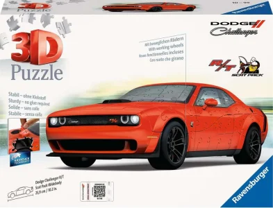 3D puzzle Dodge Challenger R/T Scat Pack Widebody 145 dílků