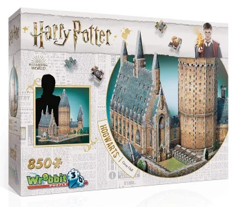 3D puzzle Harry Potter: Bradavice, Velká síň 850 dílků