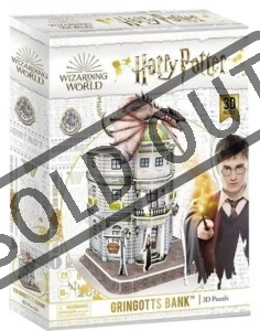 3D puzzle Harry Potter: Gringottova banka 74 dílků