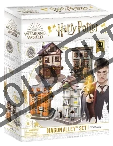 3D puzzle Harry Potter: Příčná ulice 273 dílků