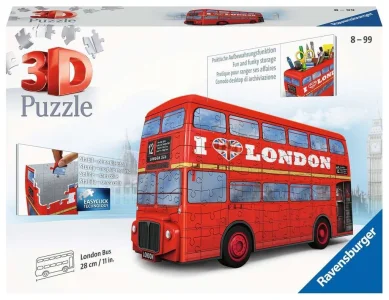 3D puzzle Londýnský autobus Doubledecker 216 dílků