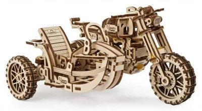 3D puzzle Motorka se sajdkárou 380 dílků