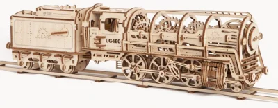 3D puzzle Parní lokomotiva s vagónem 443 dílků