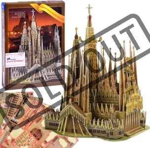 3D puzzle Sagrada Familia, Barcelona 223 dílků