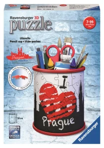 3D puzzle stojan: Praha 54 dílků