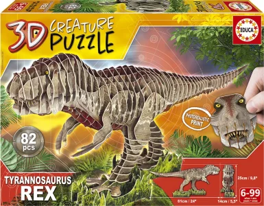 3D puzzle T-Rex 82 dílků