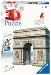 3D puzzle Vítězný oblouk, Francie 216 dílků