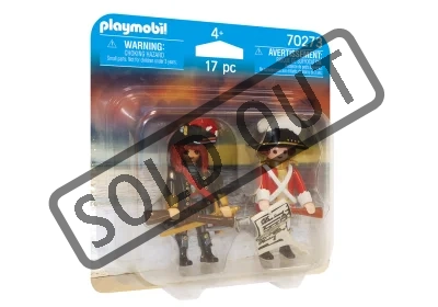 PLAYMOBIL® Duo Pack 70273 Kapitán pirátů a velitel vojska