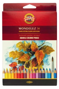 Akvarelové pastelky Mondeluz 3719 - 36 ks