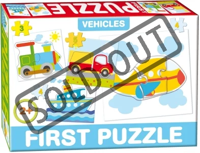 Baby puzzle Doprava 4v1 (3-5 dílků)