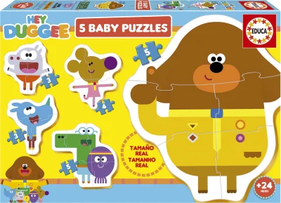 Baby puzzle Hey Duggee 5v1 (3-5 dílků)