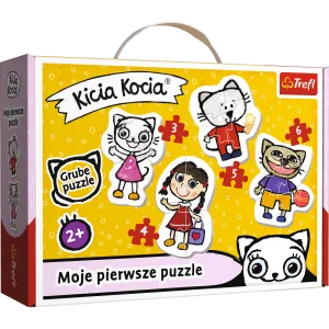 Baby puzzle Kicia Kocia 4v1 (3,4,5,6 dílků)