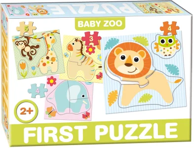 Baby puzzle ZOO 4v1 (2-5 dílků)