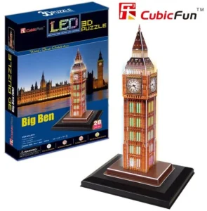 Svítící 3D puzzle Big Ben 28 dílků