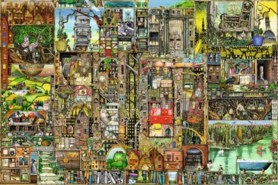 Puzzle Bizarní město 5000 dílků
