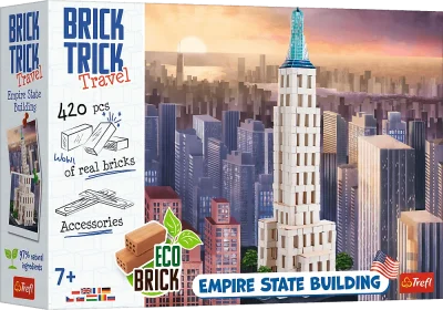BRICK TRICK Travel: Empire State Building XL 420 dílů