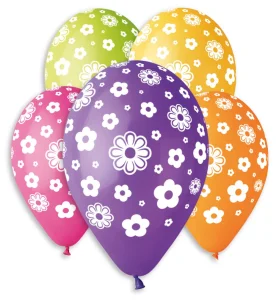 Nafukovací balónky - Květiny 5ks
