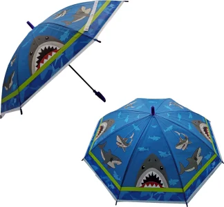 Deštník 66cm vystřelovací Žralok