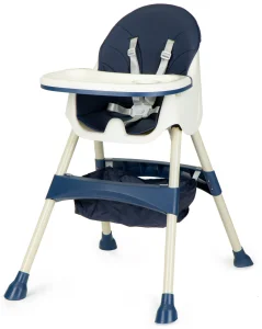 Jídelní židlička 2v1 modrá
