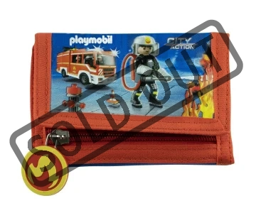 Dětská textilní peněženka PLAYMOBIL® Fireman 
