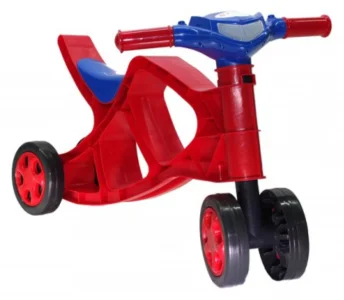 Dětské odrážedlo - tříkolka Minibike se zvuky červená
