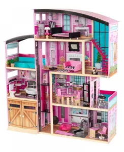 2.jakost: Domeček pro panenky Shimmer Mansion s vybavením